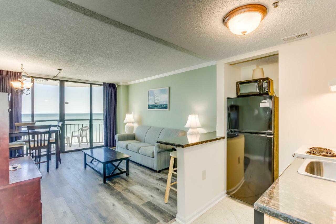 Oceanfront Condo W Balcony King Bed Meridian Plaza Myrtle Beach Extérieur photo