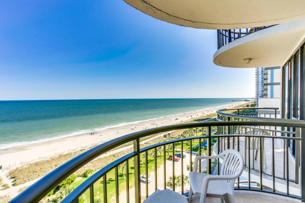 Oceanfront Condo W Balcony King Bed Meridian Plaza Myrtle Beach Extérieur photo