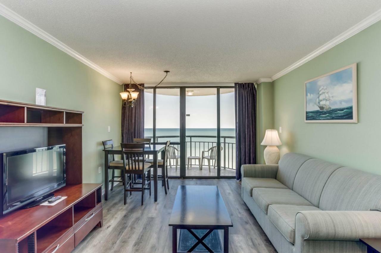 Oceanfront Condo W Balcony King Bed Meridian Plaza Myrtle Beach Extérieur photo