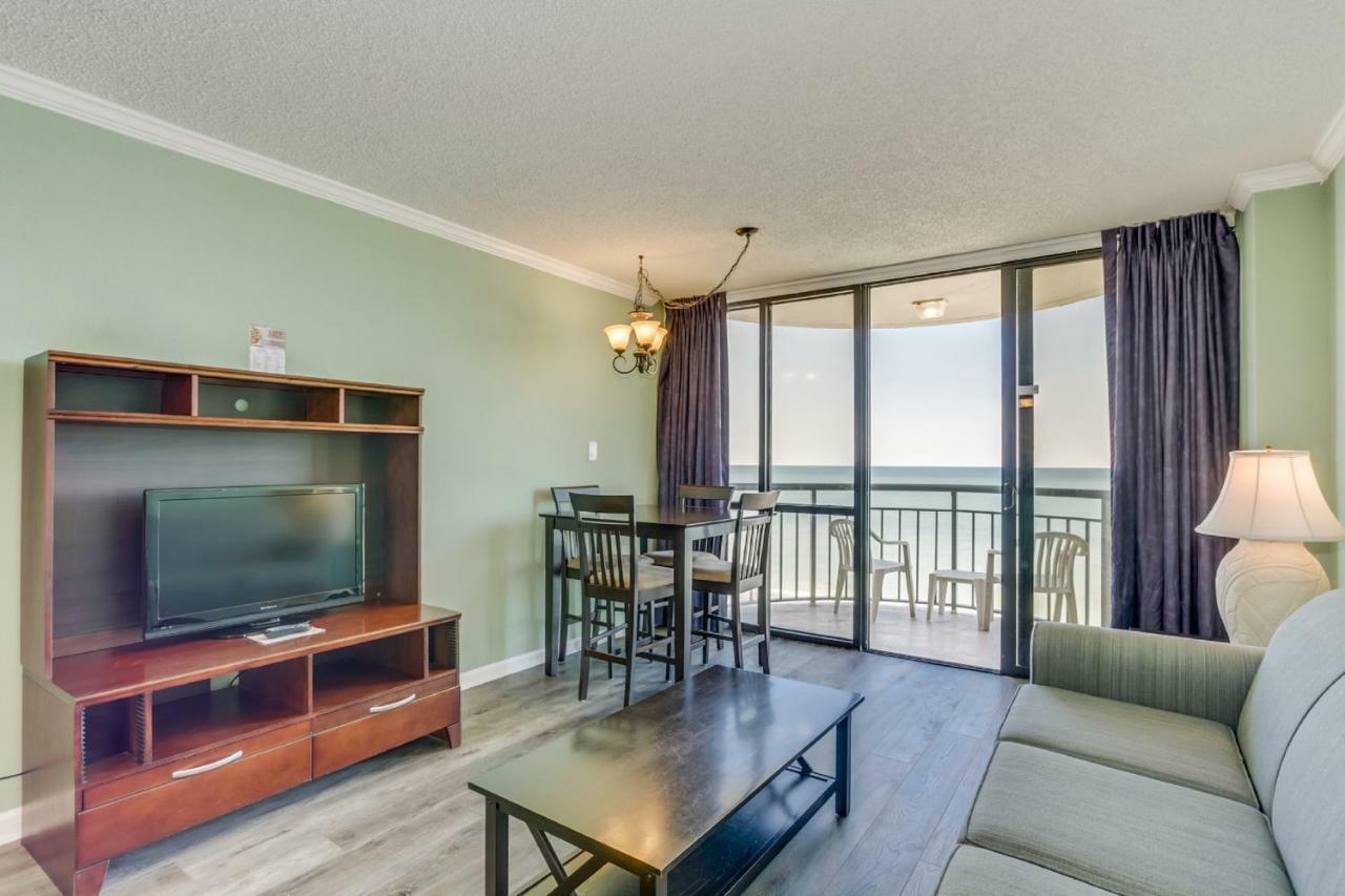 Oceanfront Condo W Balcony King Bed Meridian Plaza Myrtle Beach Extérieur photo