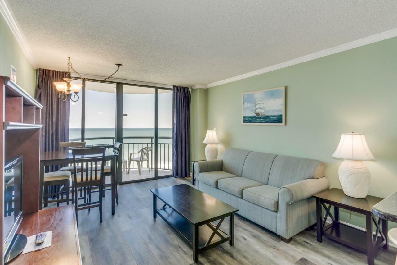 Oceanfront Condo W Balcony King Bed Meridian Plaza Myrtle Beach Extérieur photo