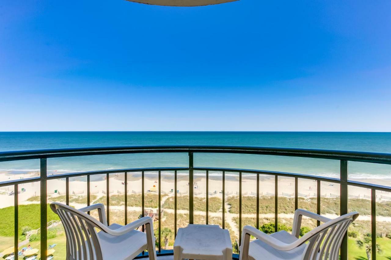Oceanfront Condo W Balcony King Bed Meridian Plaza Myrtle Beach Extérieur photo